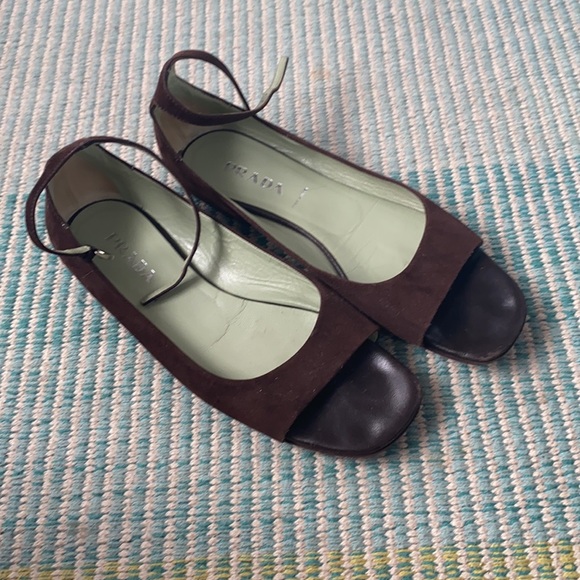 PRADA Sandals ankle wrapped. Read description! - Picture 3 of 9